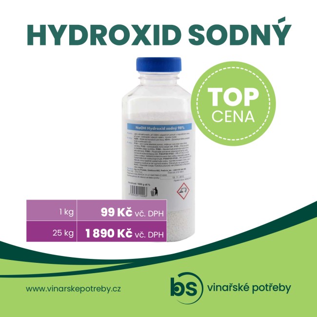 Hydroxid sodný za TOP cenu