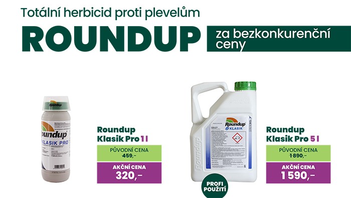 ROUNDUP za bezkonkurenční ceny!