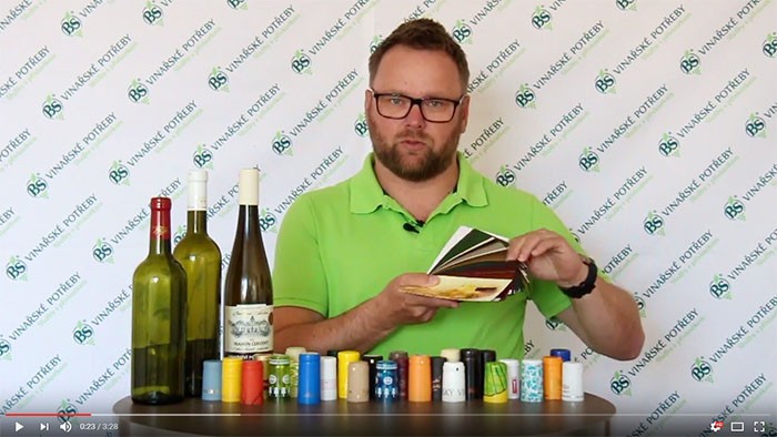 BS video: Možnosti potisku záklopek - BS vinařské potřeby