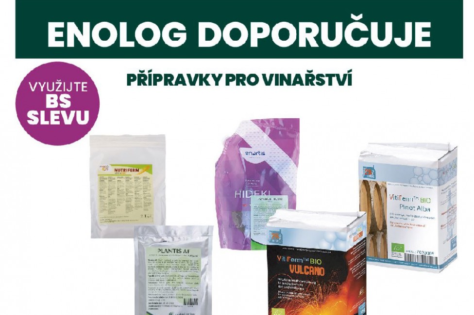 Enolog doporučuje přípravky pro vinařství