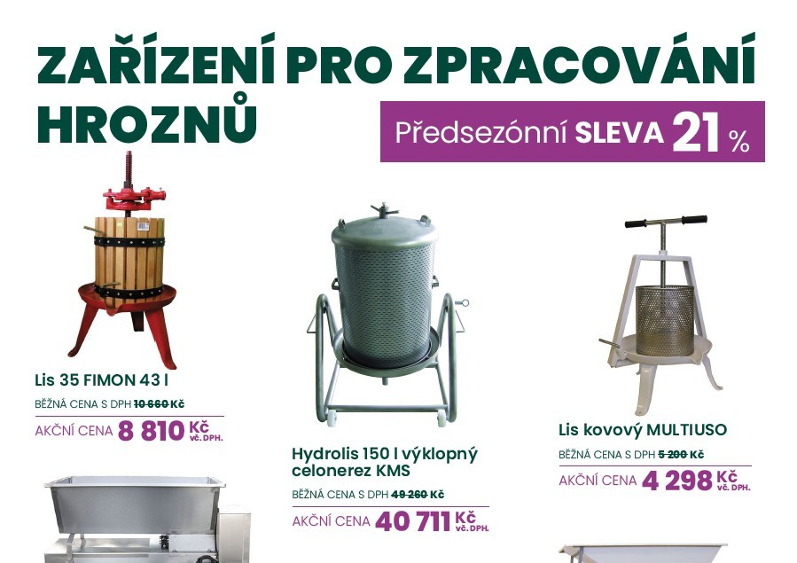 21% sleva na sezónní sortiment