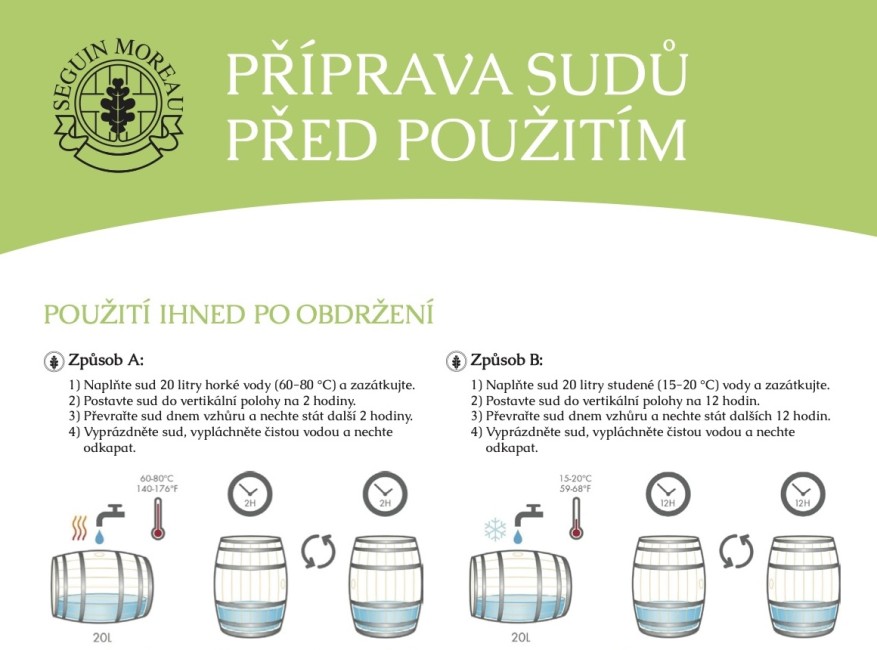 Jak připravit nový sud před použitím - BS vinařské potřeby