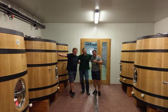 Dubové tanky pro Vinařství Sedlák - BS vinařské potřeby