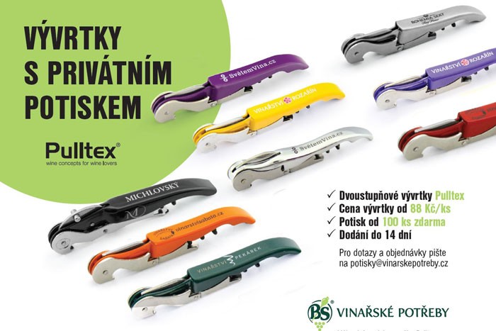 Vývrtky s logem jako firemní dárek