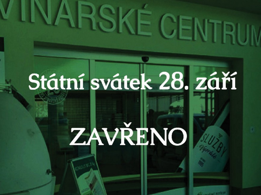 Čtvrtek 28. 9. ZAVŘENO