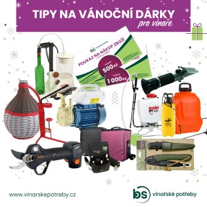 Tipy na vánoční dárky pro vinaře