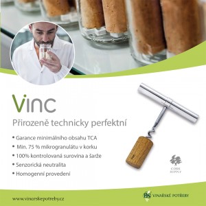 Technické zátky VINC od Cork Supply