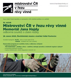 Mistrovství ČR v řezu révy vinné 2020