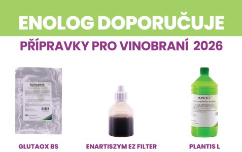 ENOLOG DOPORUČUJE přípravky pro vinobraní 2026