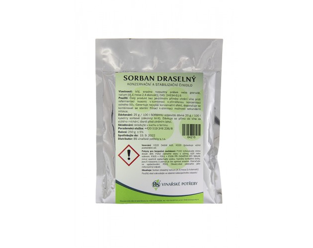 SORBAN DRASELNÝ 250 g rozvaž.