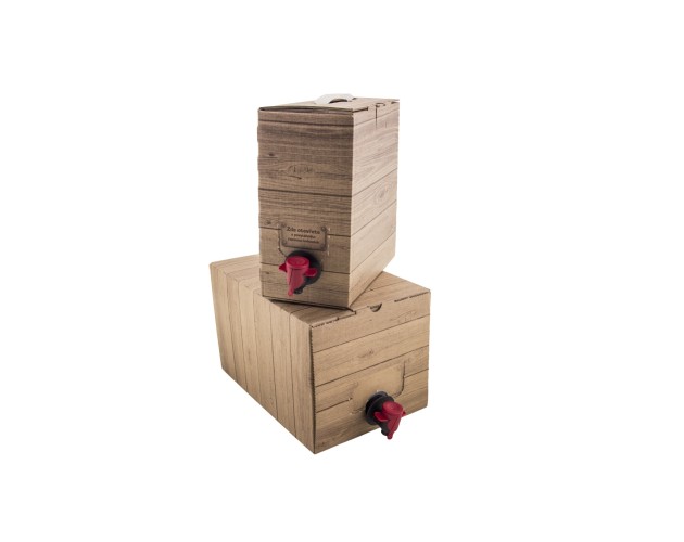 BAG IN BOX karton 5 l potisk dřeva (S, 600)