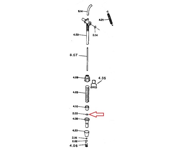 ND ENOLMATIC-simerink konusu 2.03 520-0028-000