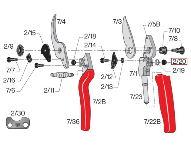 Doraz (tlumiče) 2/20 FELCO