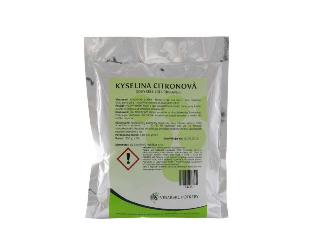 KYSELINA CITRONOVÁ 250 g