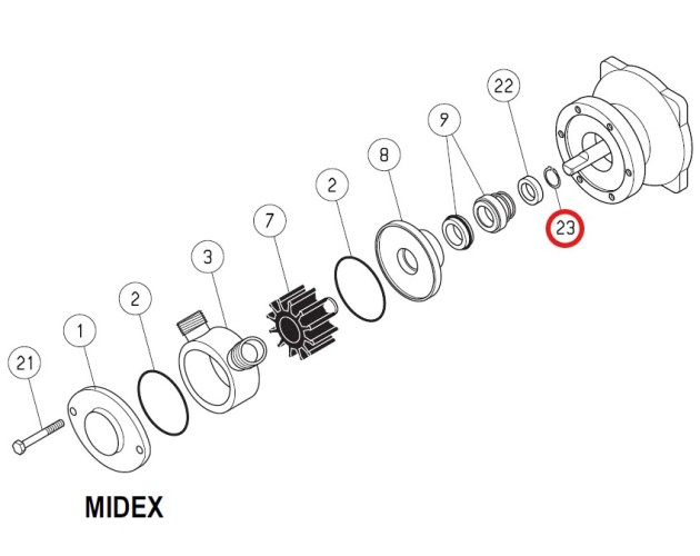 Segrovka na MIDEX 7435 INOX Liverani
