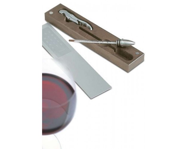 Kazeta dřevo - Set Wine Thermometer (107.401)**