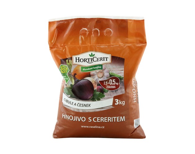 HNOJIVO PRO CIBULI A ČESNEK 3 kg HORTICERIT