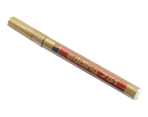 Tužka na sklo zlatá 1-2 mm