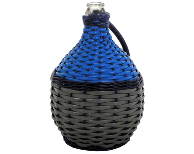 Demižon 5 l oplet bužírka