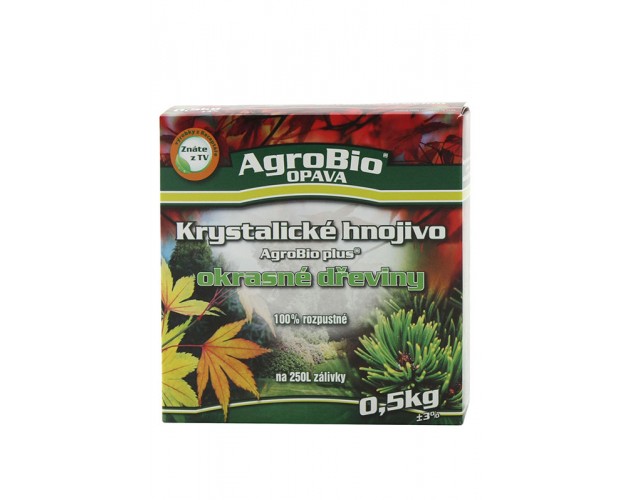 KRYSTALICKÉ HNOJIVO ABOPLUS OKRASNÉ DŘEVINY 0,5 kg