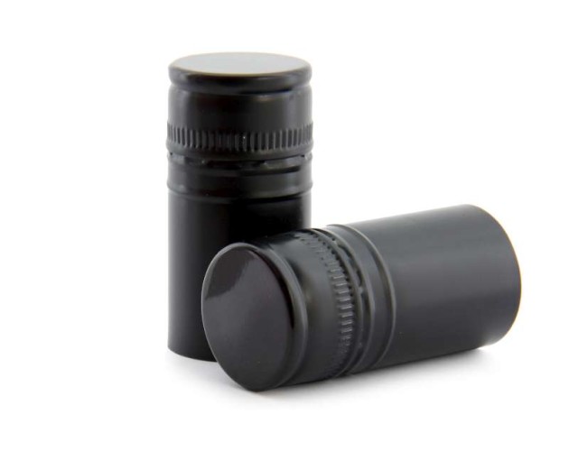 Uzávěr šroubovací 30x60 černý, saranex (1500 ks)