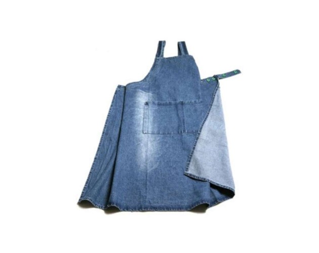 Zástěra džínová vel. L (107.795) - doprodej