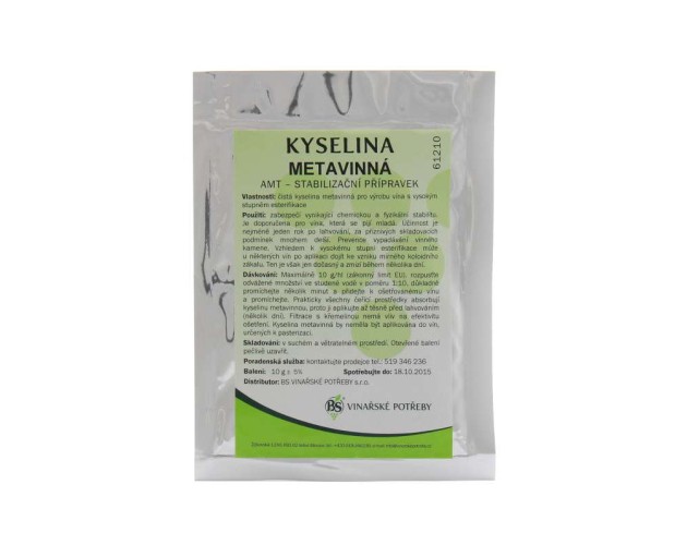 AMT plus Quality   ( kyselina metavinná )  10 g
