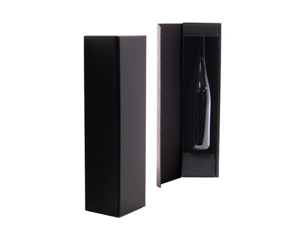 Dárkový obal na sektovou lahev černý