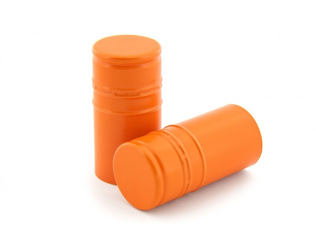 Uzávěr šroubovací 30x60 oranžový plastic sparkling (1500 ks)