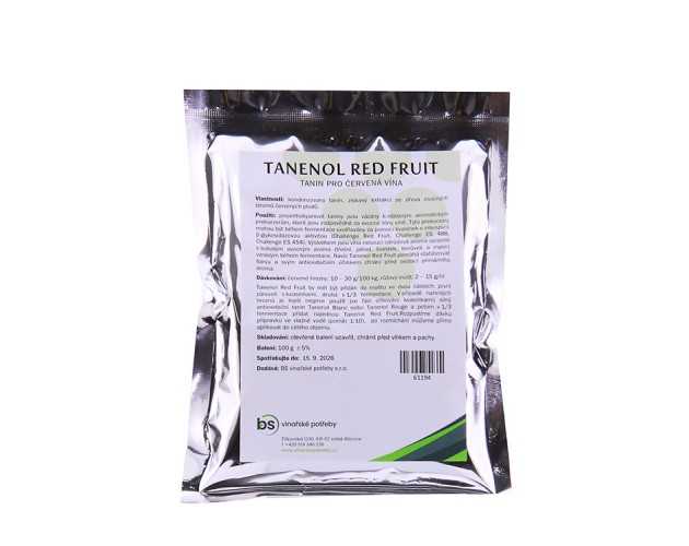 TANENOL RED FRUIT 100g rozvaž.