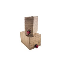 BAG IN BOX karton 5 l potisk dřeva (S, 600)