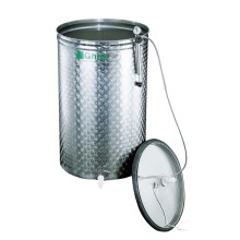Nádrž nerez s plovoucím víkem 200 l s duší Ghidi