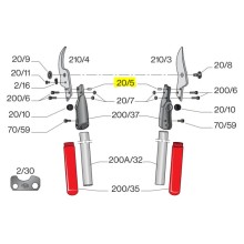 Náhradní čep k zajištění čepelí 20/5 FELCO  (na dvouruční nůžky 210A)