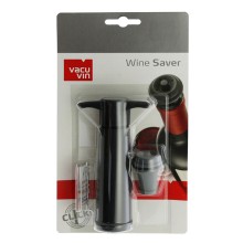 Pumpička na víno černá + 1 uzávěr VACUVIN - doprodej