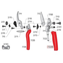 Otočná rukojeť 7/22 FELCO (na č.7)