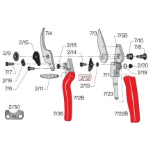 Pojistka 2/12 FELCO proti otevření nůžek (na č.2,6,7,8,11)