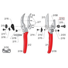 Vymezení středového šroubu 2/10 FELCO (na č.2)