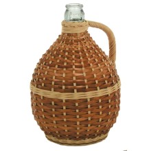 Demižon 10 l oplet proutí