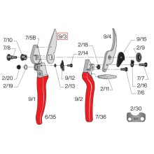Čepel levá 9/3 FELCO (na č. 9,10)