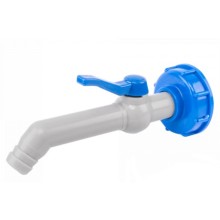 Kohout plast 45°na hadici 25mm,adaptér IBC S60x6