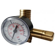 Manometr s regulací tlaku k filtru COLOMBO