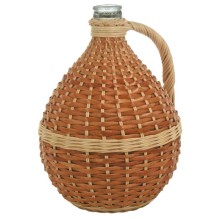 Demižon 15 l oplet proutí