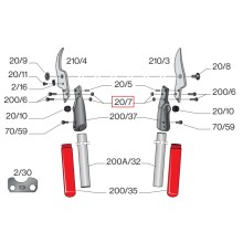Matice 20/7 FELCO  (na dvouruční nůžky 210A)