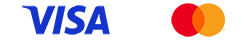 Platební metody: Visa, Mastercard